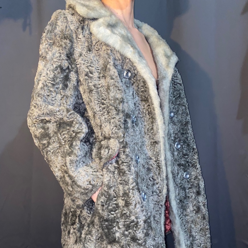 Faux fur coat